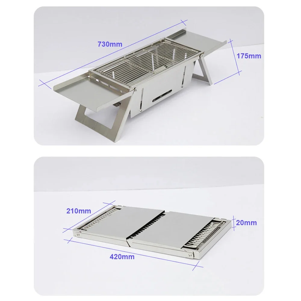 1 + 1 GRATIS - Tragbarer Camping BBQ Grill - Image 3