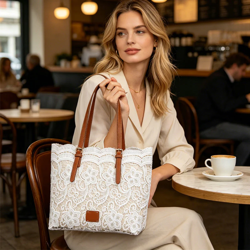Amara — Elegante Spitzen-Tote | 50% RABATT