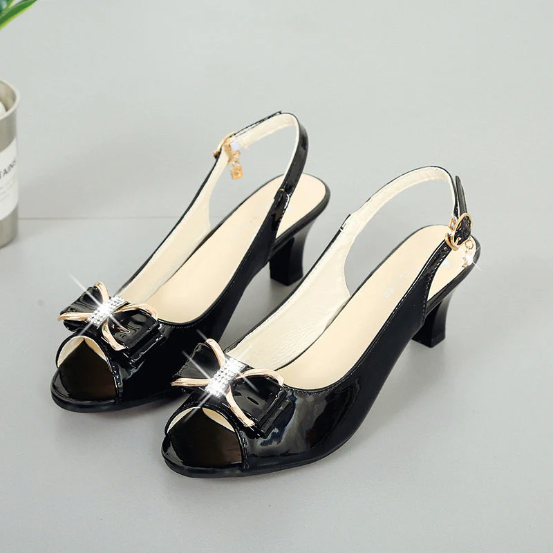 Anna – elegante Damen Sandalen mit Schleifen und mittlerem Absatz - Image 15