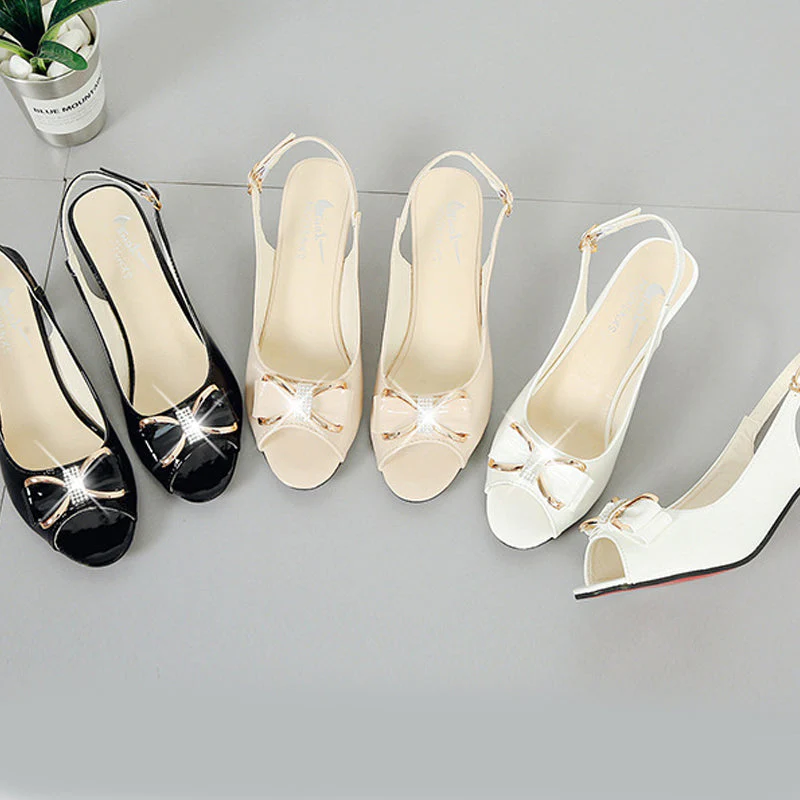 Anna – elegante Damen Sandalen mit Schleifen und mittlerem Absatz - Image 8