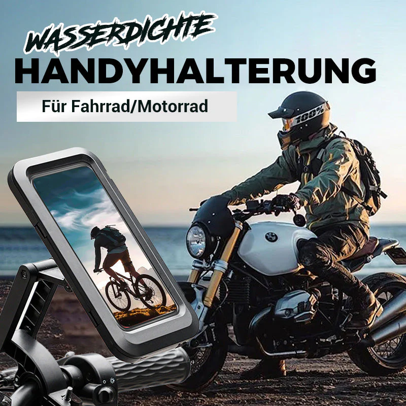 AquaGrip™ – Wasserdichte Handyhalterung für Fahrrad & Motorrad – Immer erreichbar, bei jedem Wetter