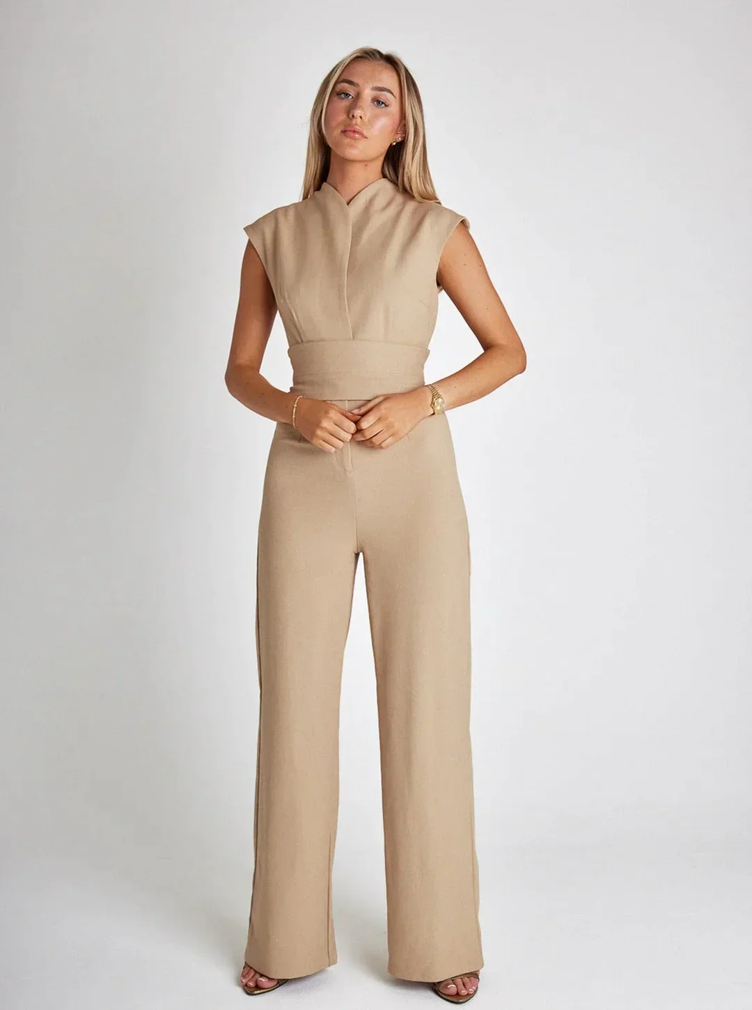 Ara™ | Weites Bein ärmelloser Jumpsuit für Frauen - Image 5