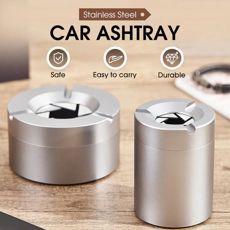 CleanDrive – Edelstahl Auto Aschenbecher | 50% RABATT - Image 13