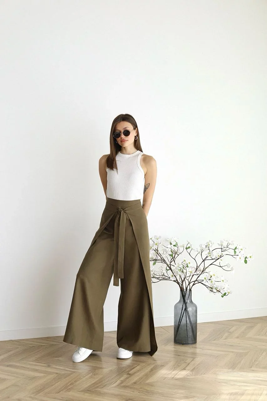 Asya - Weit geschnittene Leinenhosen | 50% RABATT - Image 7