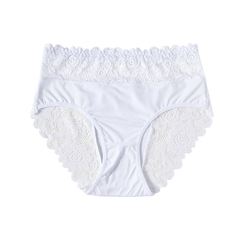 Aura — Damen Weiche Atmungsaktive Spitzenslips - Image 11
