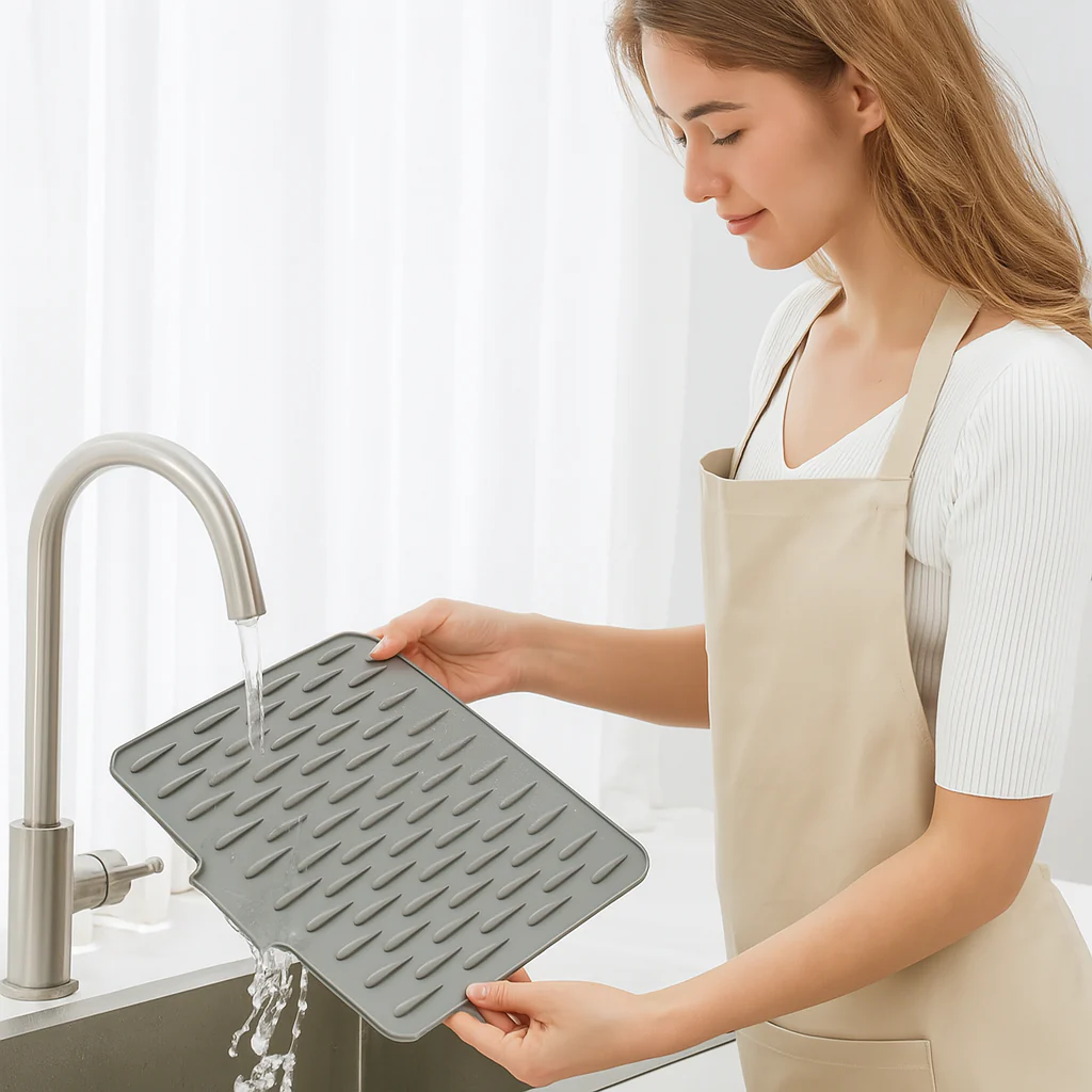 DryGuard™ – Rutschfeste & Hitzebeständige Abtropfmatte | 1+1 GRATIS - Image 13