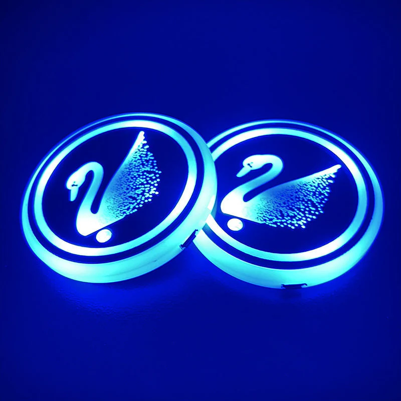 AutoGlow – 7-Farben LED-Becherhalterpad für Autos - Image 19