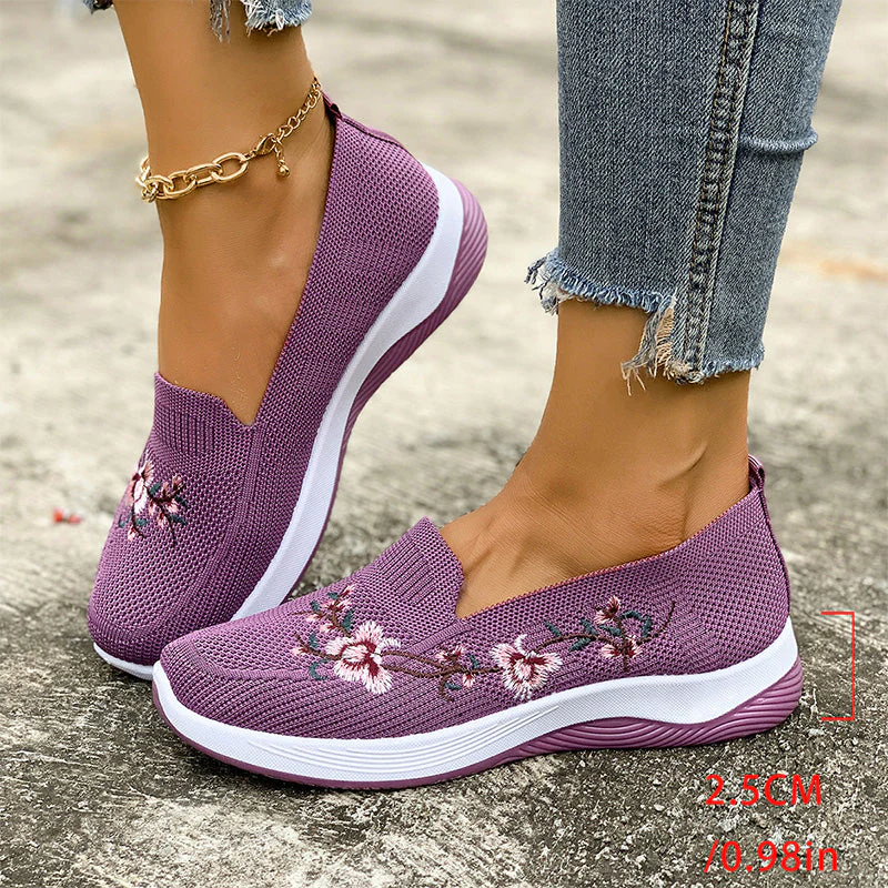 Ava – Leichte, atmungsaktive Mesh-Schuhe mit Blumenmuster - Image 2
