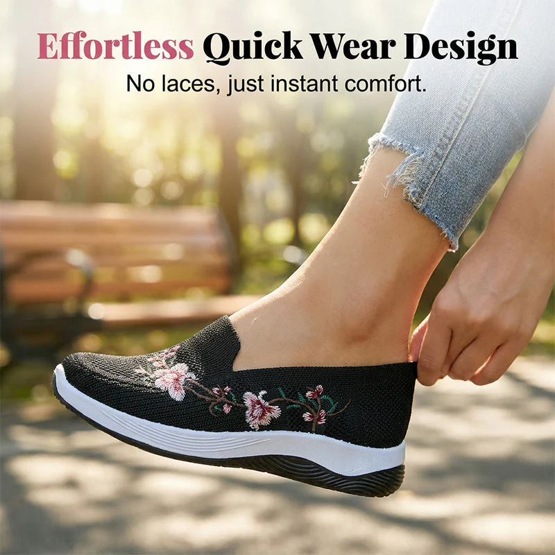 Ava – Leichte, atmungsaktive Mesh-Schuhe mit Blumenmuster - Image 9