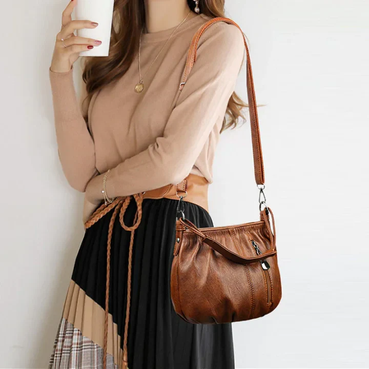 Ava – Casual Leder Tasche | 50% RABATT - Image 8