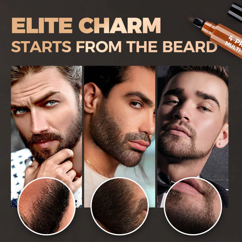 BeardPen Pro™ – 4-Spitzen Bart-Korrekturstift | 1+2 GRATIS - Image 2