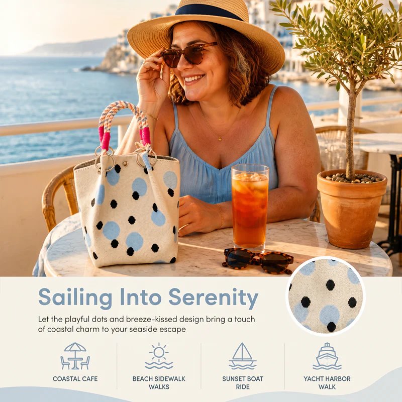 BellaVera — Elegante Polka-Dot Damentasche | 50% RABATT - Image 13