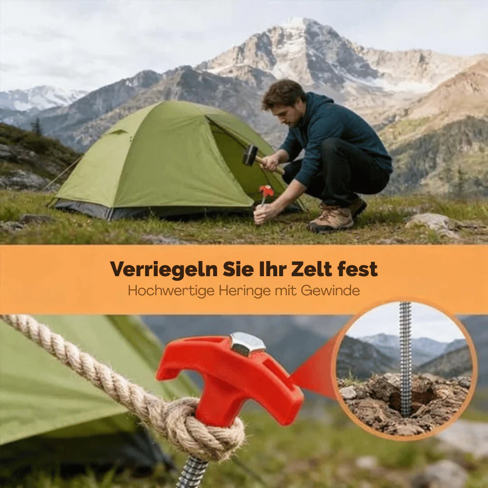 BlazeGrip — Stahl Zeltpflöcke | 1+1 GRATIS - Image 3