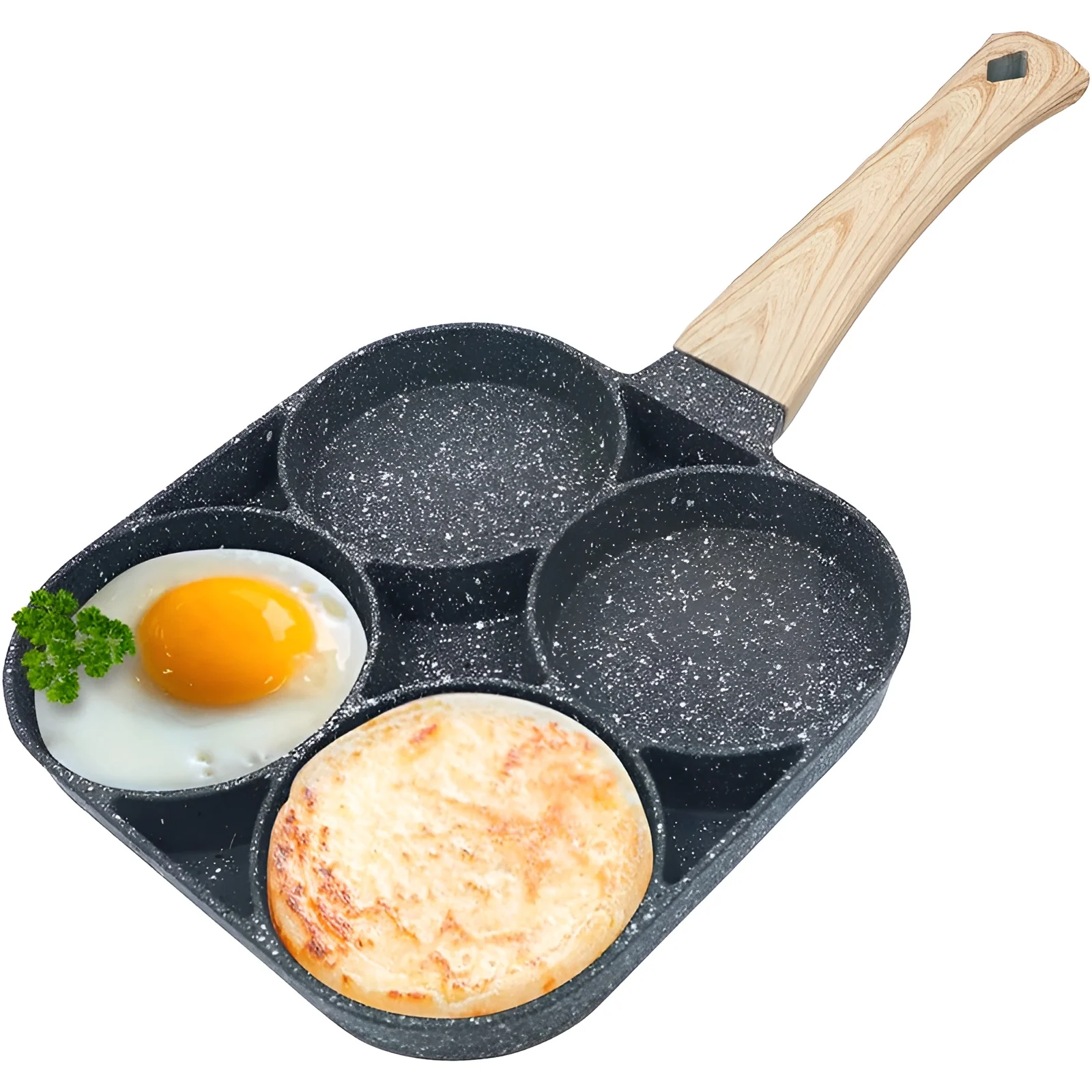 EcoStone Pro - Bratpfanne Antihaft 4 Tassen für Eierpfannkuchen | 50% RABATT - Image 3