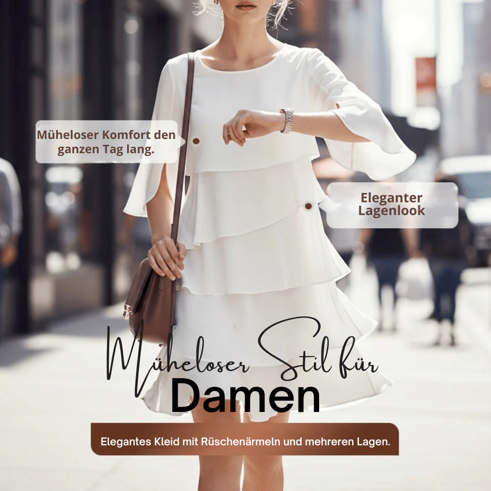 Celia – Elegantes Rüschenkleid | 50% RABATT - Image 3