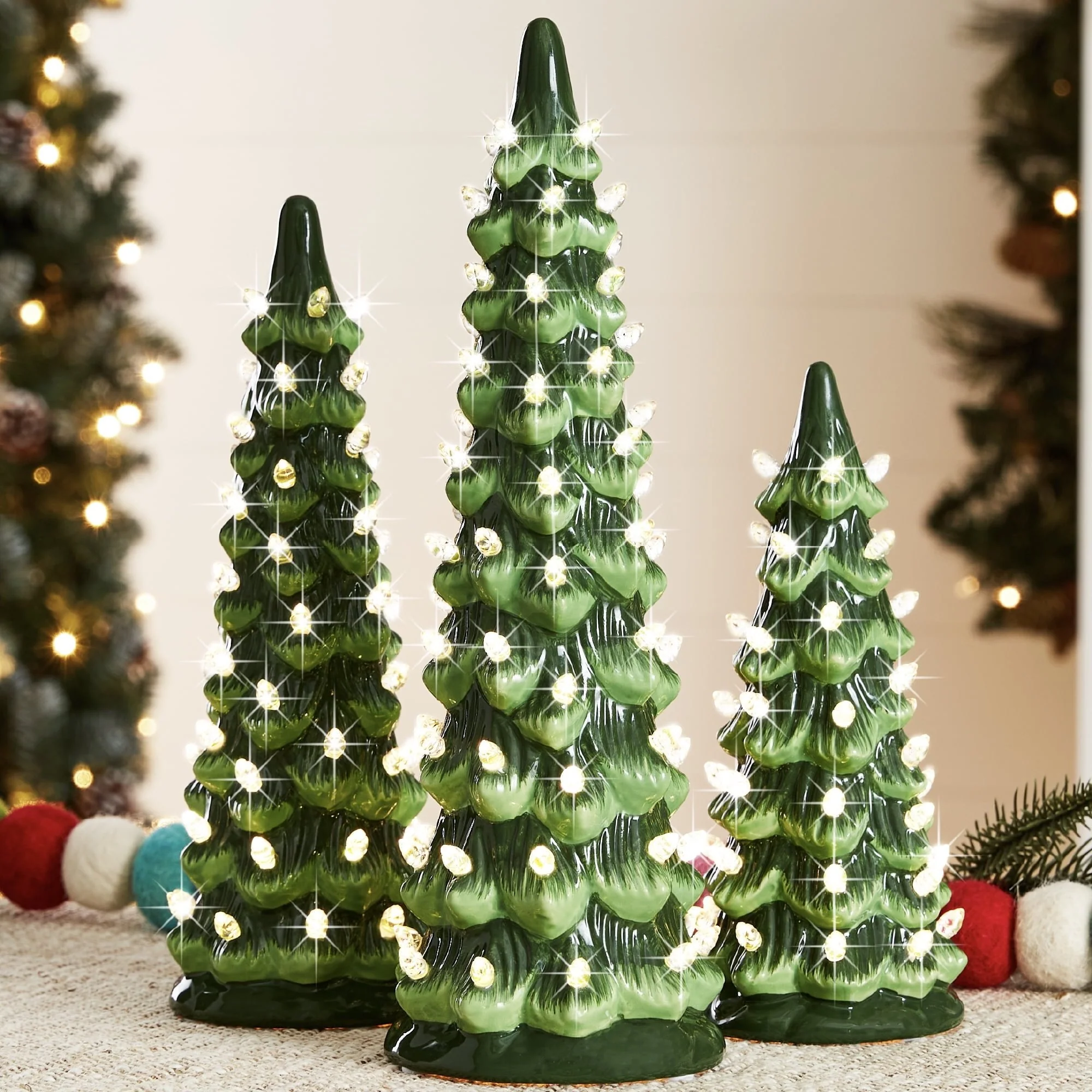 CeramiGlow – Handbemalter Keramik-Weihnachtsbaum - Image 2