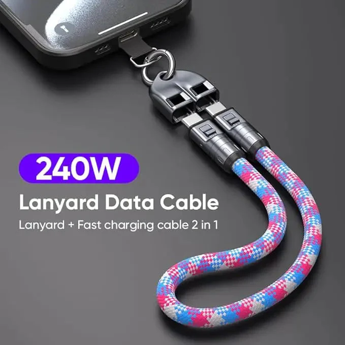 ChargeLanyard – 2-in-1 Schnelllade- & Datenkabel | 1+1 GRATIS