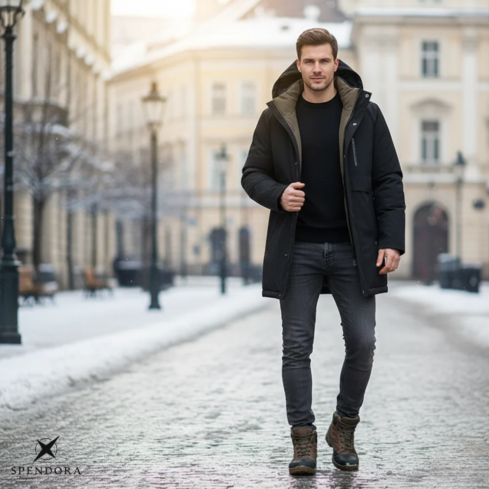 Charles – Herren Winter Thermo Parka mit Kapuze | 50% RABATT - Image 2