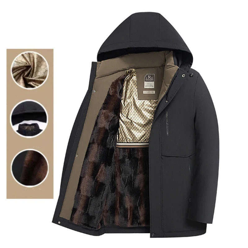 Charles – Herren Winter Thermo Parka mit Kapuze | 50% RABATT - Image 4