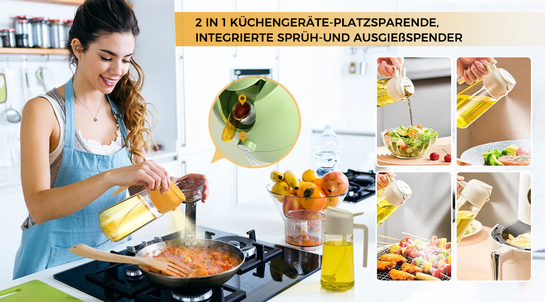 ClaraKitchen – 2-in-1 Multifunktionale Ölflasche | 1+1 GRATIS - Image 3