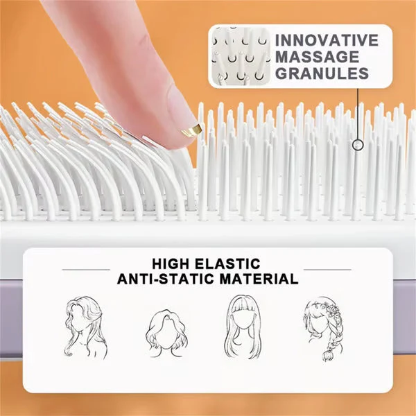 CleanBrush™ – Rotierende Selbstreinigungs-Haarbürste | 1+1 GRATIS - Image 4