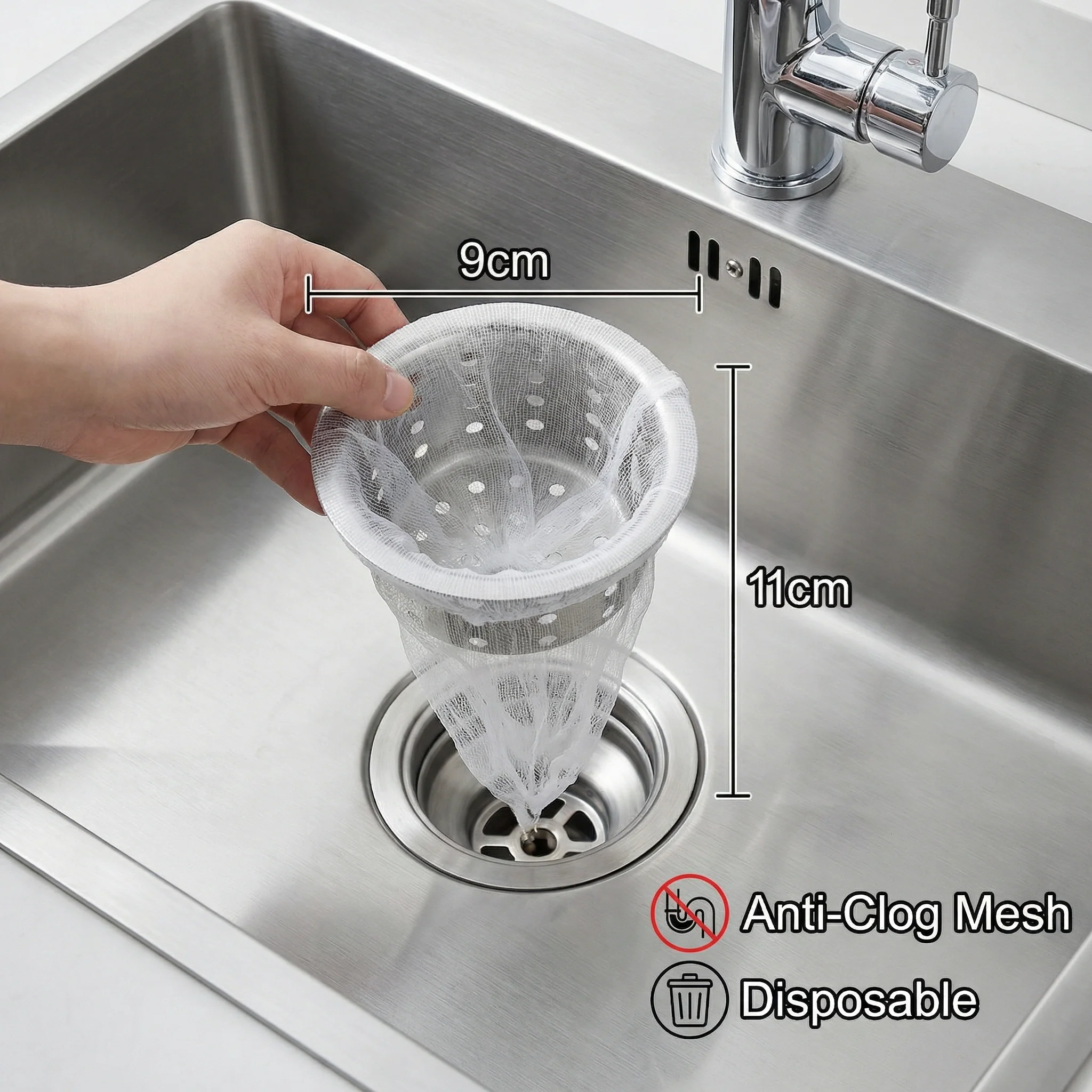 ClearFlow Netze – Müheloses Leben ohne Verstopfungen - 100 Stück - Image 6