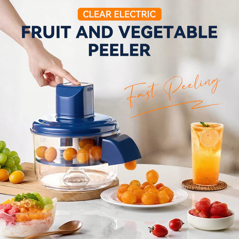 ClearPeel – Transparenter elektrischer Obst- und Gemüseschäler