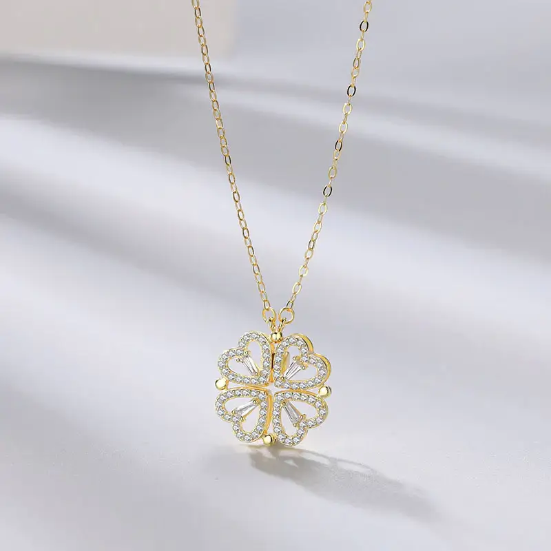 Clover Necklace | Magnetischer Anhänger - Clover 4 Love - Image 15