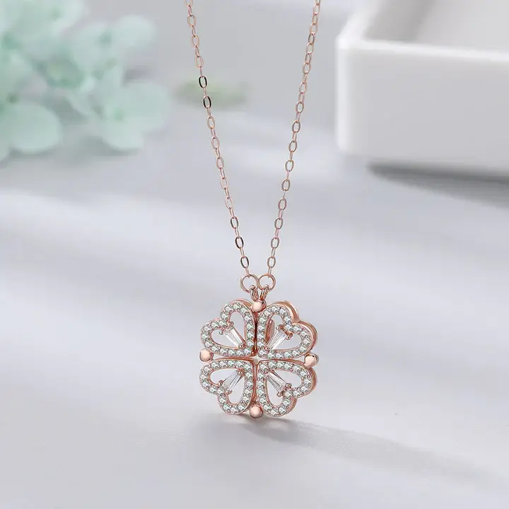 Clover Necklace | Magnetischer Anhänger - Clover 4 Love - Image 16