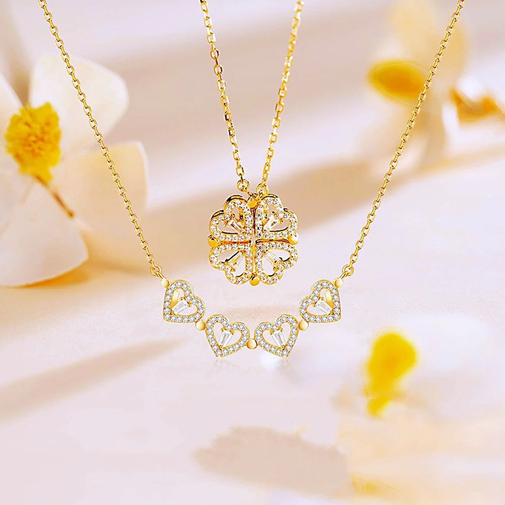 Clover Necklace | Magnetischer Anhänger - Clover 4 Love - Image 6