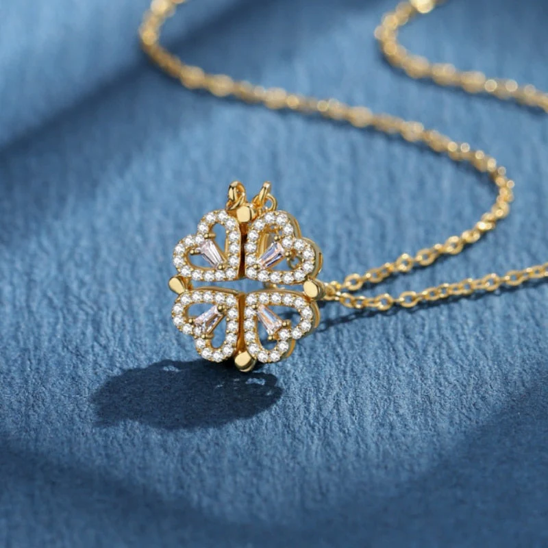 Clover Necklace | Magnetischer Anhänger - Clover 4 Love - Image 7
