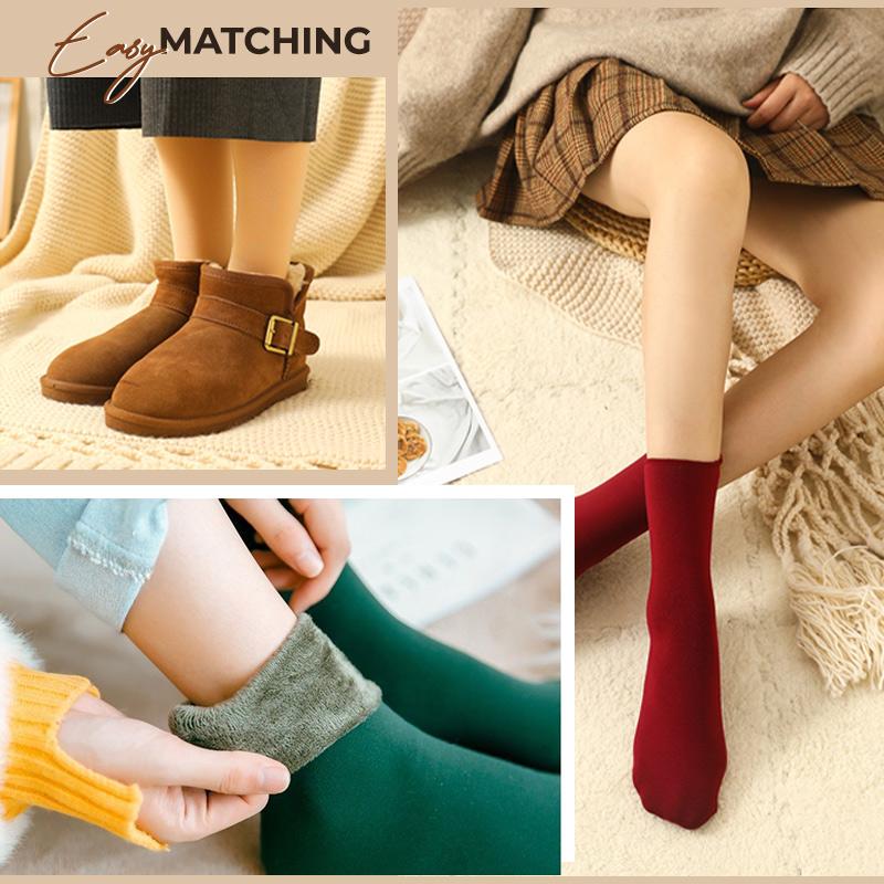 CozyFeet 5 Paar – Gefütterte Schneesocken mit Plüsch-Innenfutter - Image 2