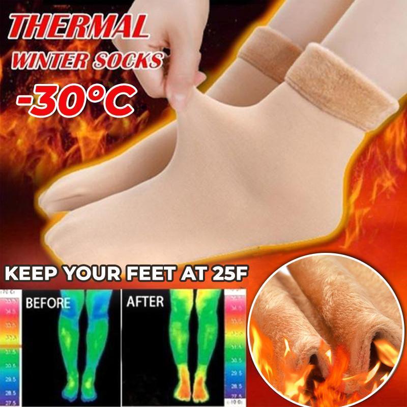 CozyFeet 5 Paar – Gefütterte Schneesocken mit Plüsch-Innenfutter - Image 8