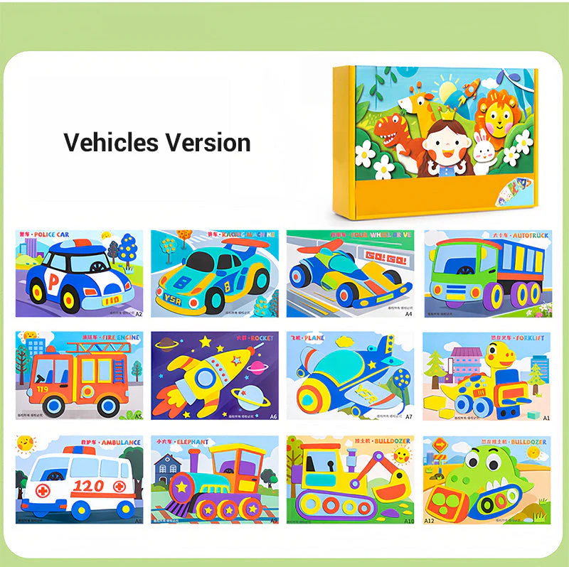 CraftyKids – DIY 3D EVA Bastelsticker - Image 2