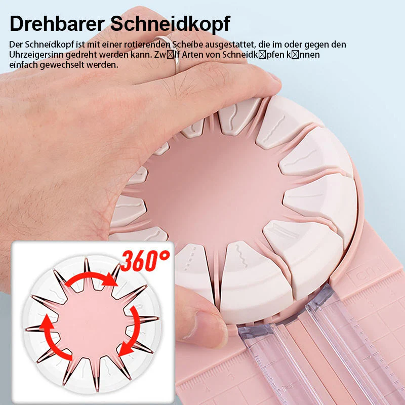 CutMaster - 12-in-1 Papierschneider – perfekte Schnitte für jedes Projekt | 50% RABATT - Image 7
