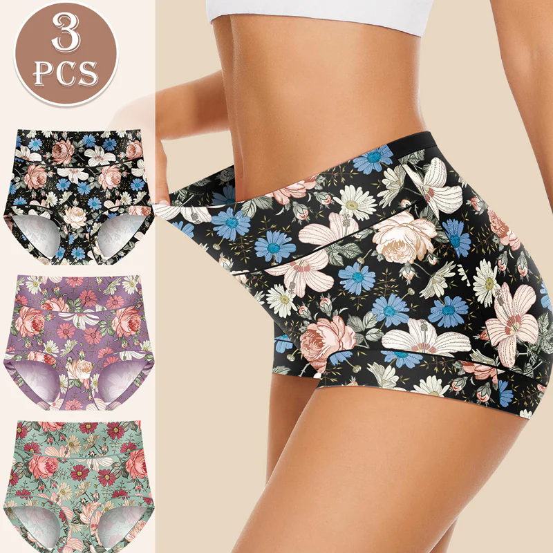 FloraFit™ Damenhöschen mit hoher Taille – Komfort & femininer Stil in perfekter Harmonie - Image 5