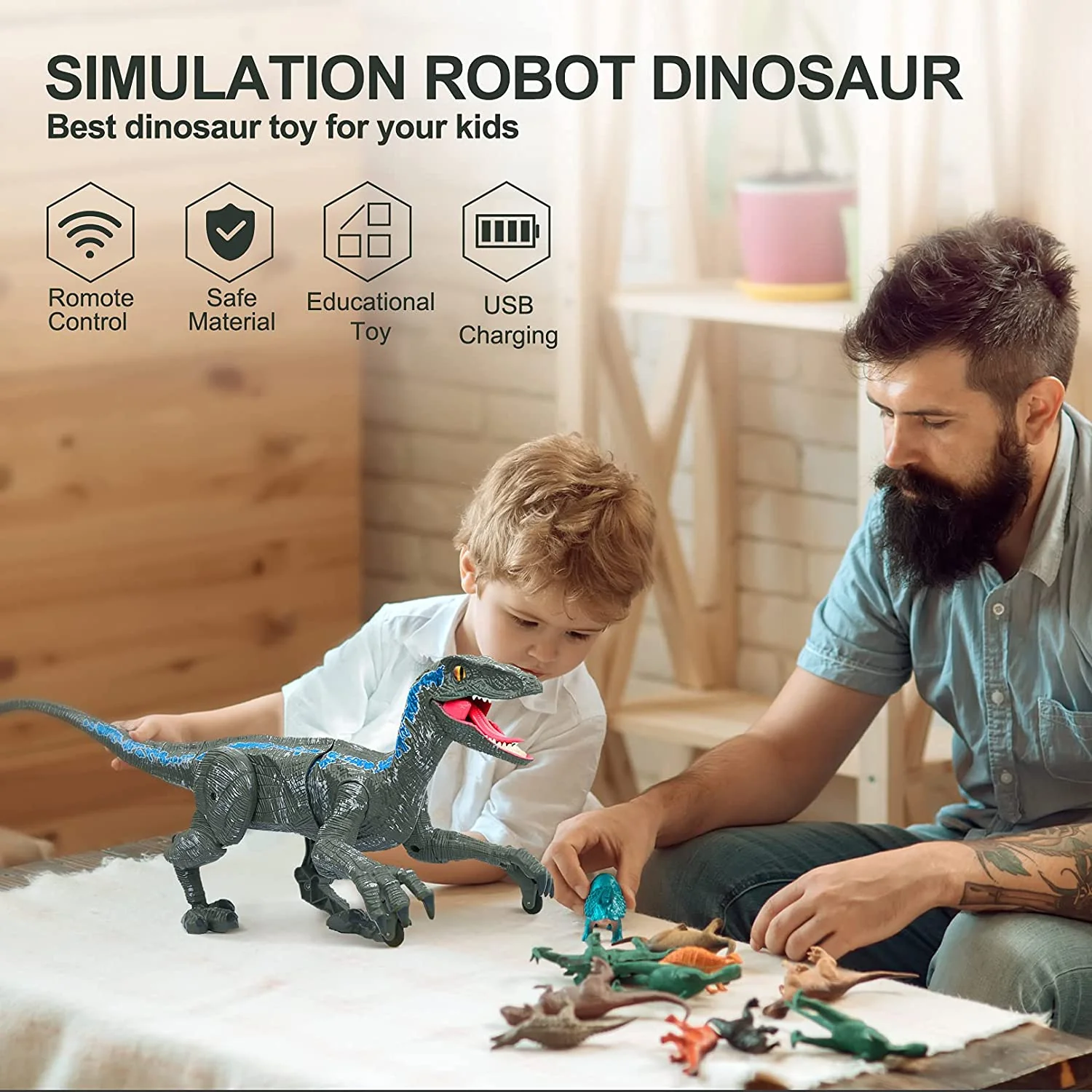 DinoRex – Realistischer ferngesteuerter Dinosaurier | 50% RABATT - Image 14