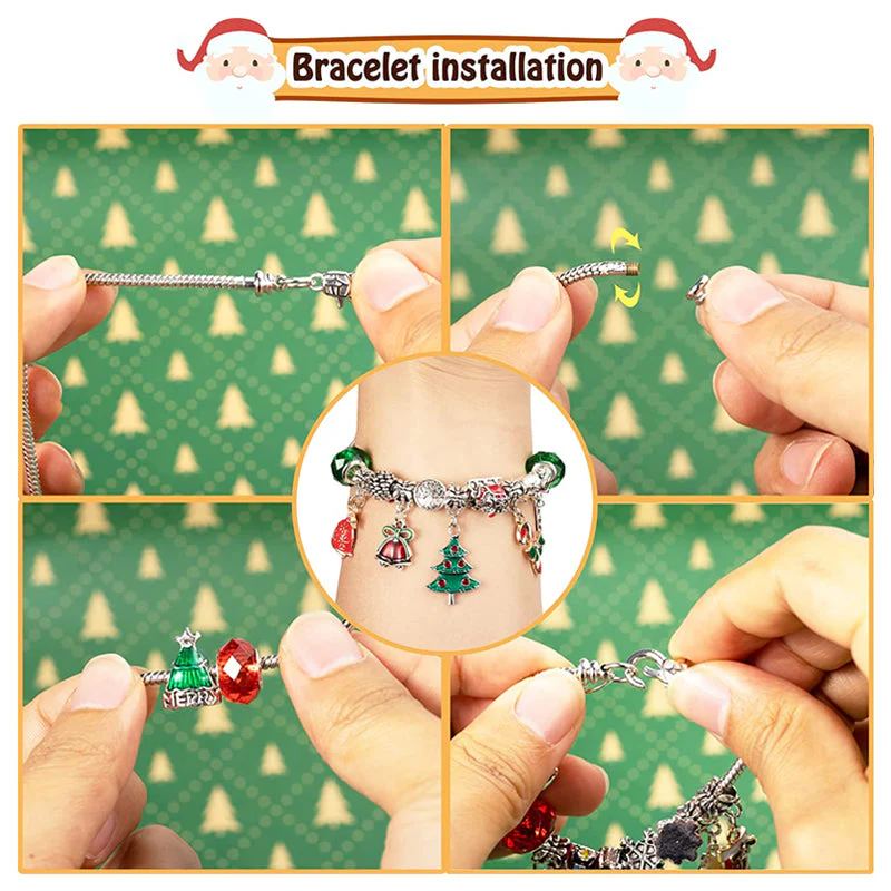 CharmWunder - DIY 24 Tage Weihnachts-Countdown-Kalender Armbänder Set | 50% RABATT - Image 6
