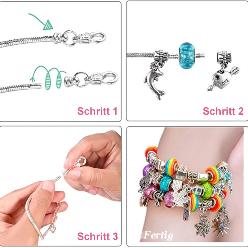 DIY-Charm-Armband für Mädchen - Image 4