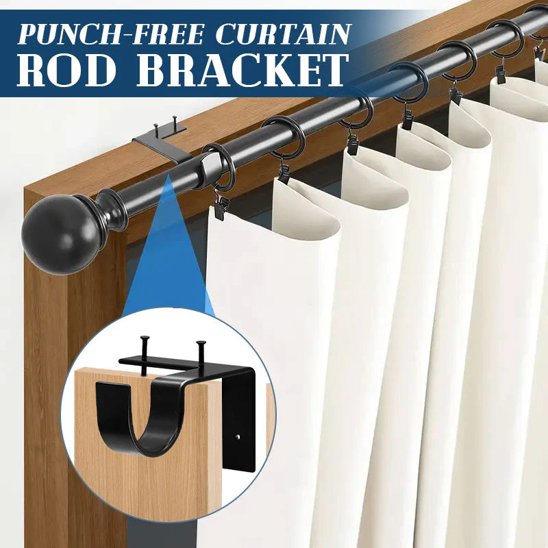 EasyHang – Gardinenstangenhalter ohne Bohren | 50% RABATT - Image 2