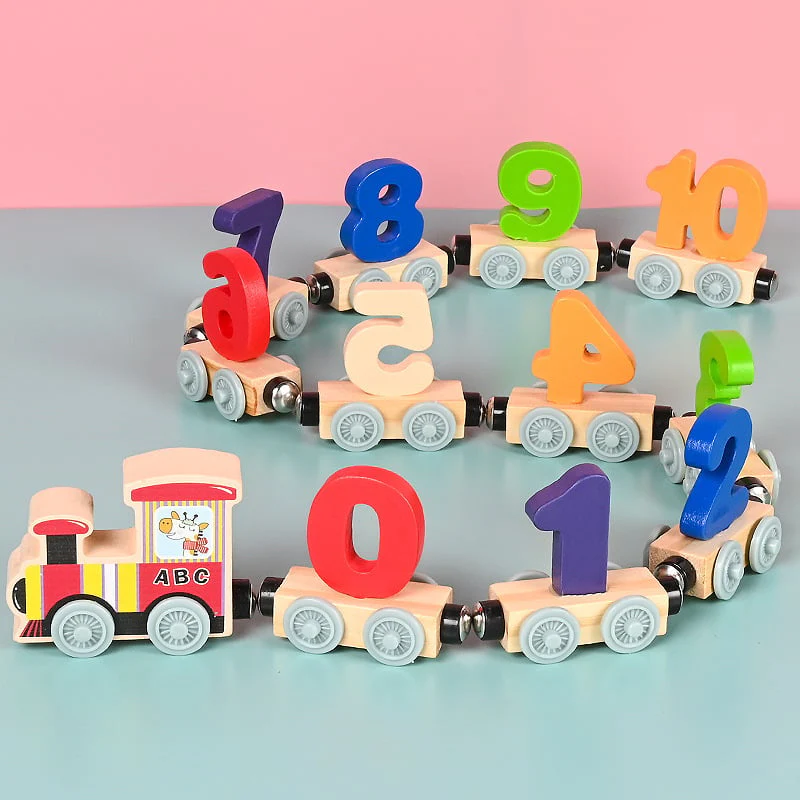 EduTrain – Magnetisches Holzeisenbahn-Puzzle - Image 8