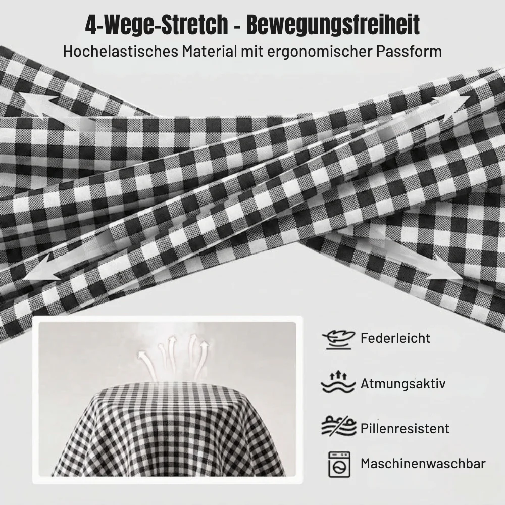 Emma — Karierte Baumwoll-Caprihose | 50% RABATT - Image 5