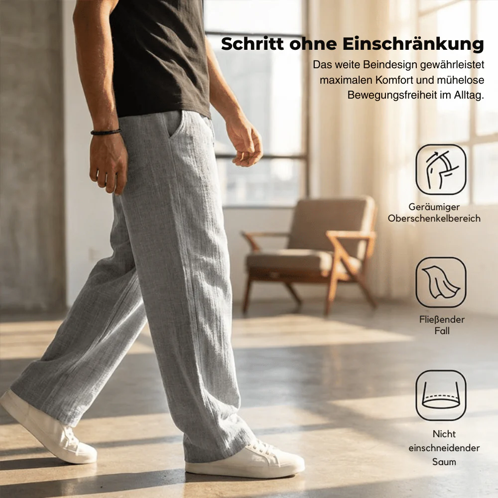 Ezra — Leichte Leinenhose | 50% RABATT - Image 3