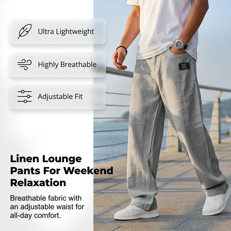 Ezra — Leichte Leinenhose | 50% RABATT - Image 9