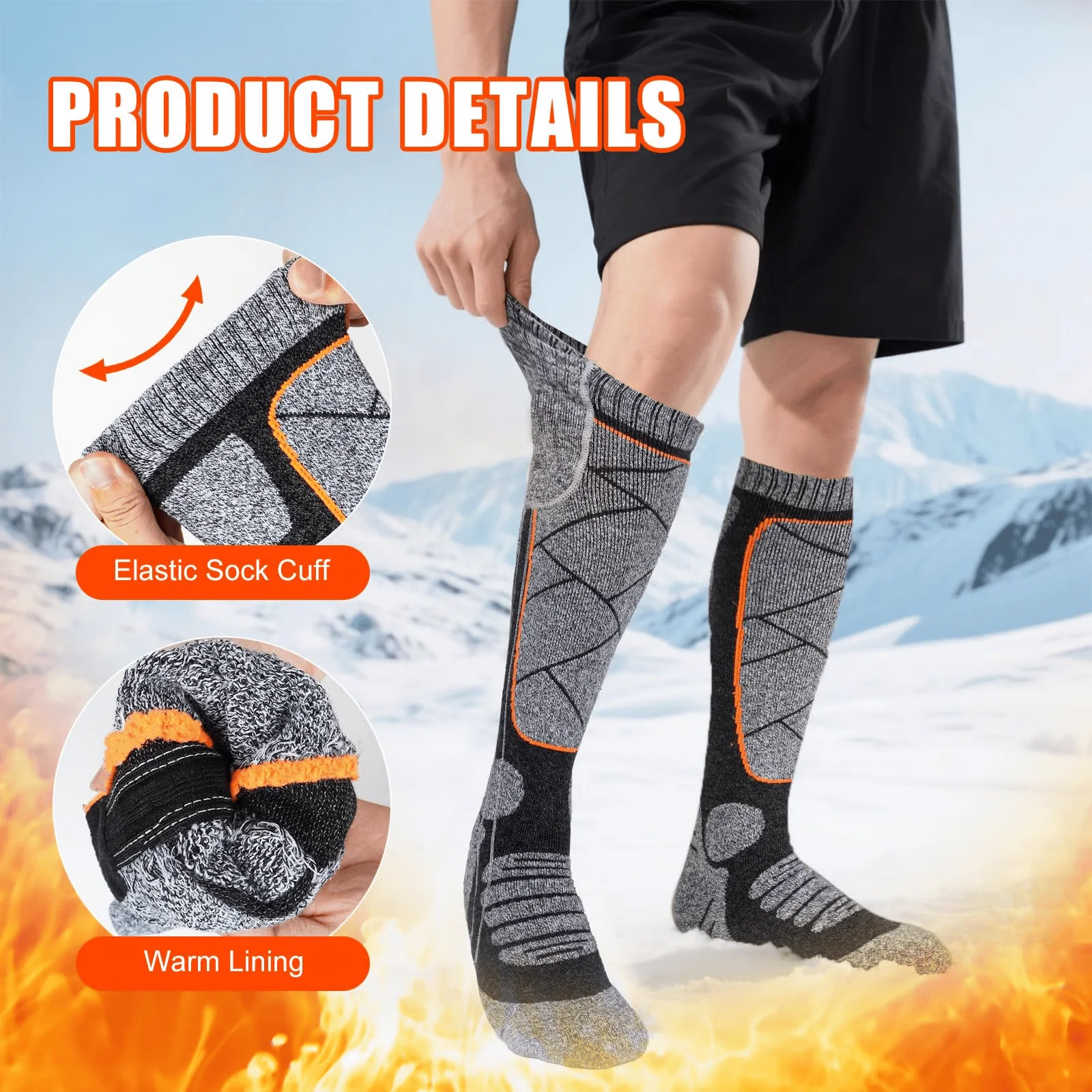 Fena – Beheizte Socken mit Kohlefaser-Technologie - Image 6