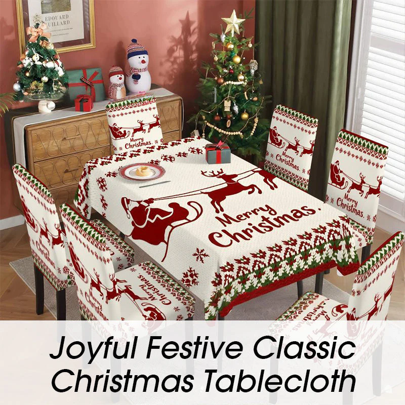 FestiLoom – Klassische Weihnachtstischdecke | 50% RABATT