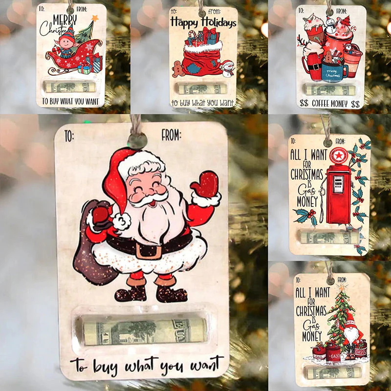 FestivaJoy – Weihnachtsbaumanhänger mit Geldhalter | 1+2 GRATIS - Image 9