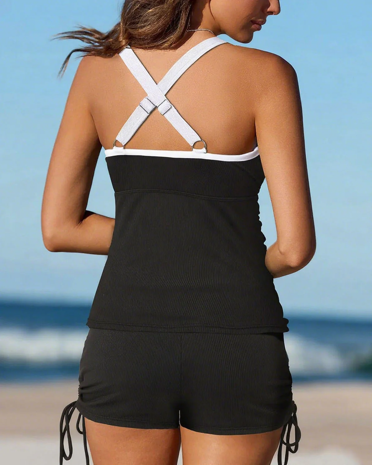 Fiona – Bauchformendes Damen-Zweiteiler-Tankini-Set - Image 10