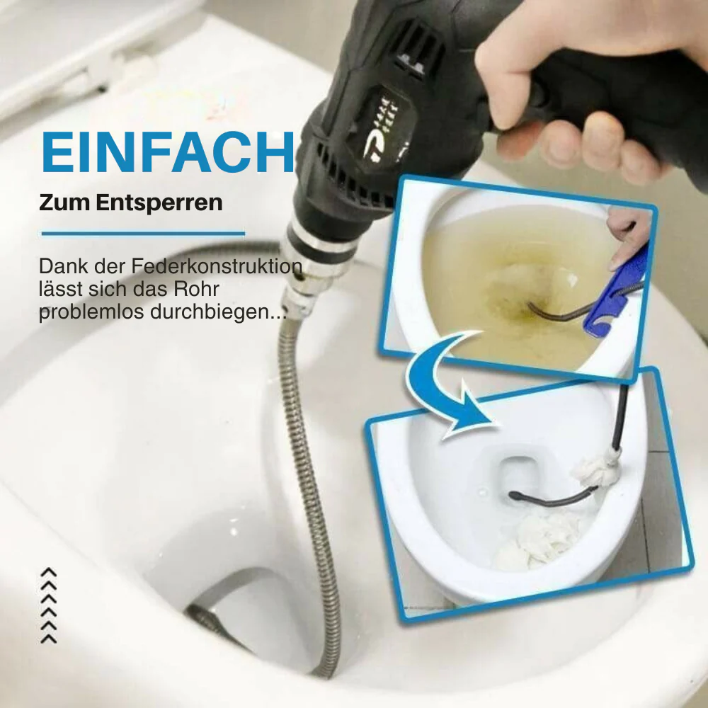 FlexiClear Pro – Abflussfeder Bohrmaschine | 50% RABATT - Image 6