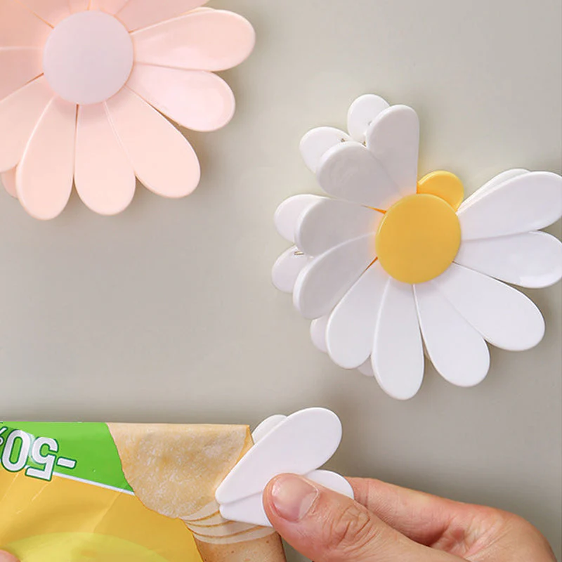 Florale Magnetische Snackklammern – Frische trifft auf mühelosen Charme